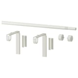 RÄCKA Curtain rod combination, white, 47 1/4-82 5/8 "