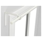 RÄCKA Curtain rod combination, white, 47 1/4-82 5/8 "