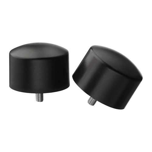 RAFFIG Finials, 1 pair black IKEA