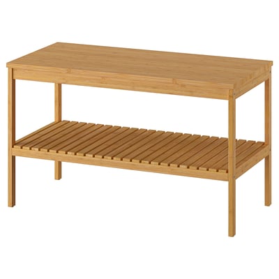 RÅGRUND Bench, bamboo, 30 3/4x14 5/8 "