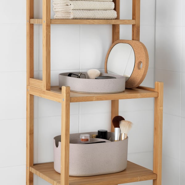 RÅGRUND Shelf unit, bamboo, 13 "