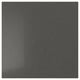 RÅHULT Custom-made wall panel, dark gray marble effect/quartz, 1 1/8 "