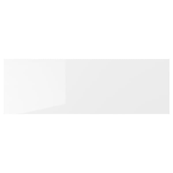 RINGHULT Drawer front, high gloss white, 30x10 "