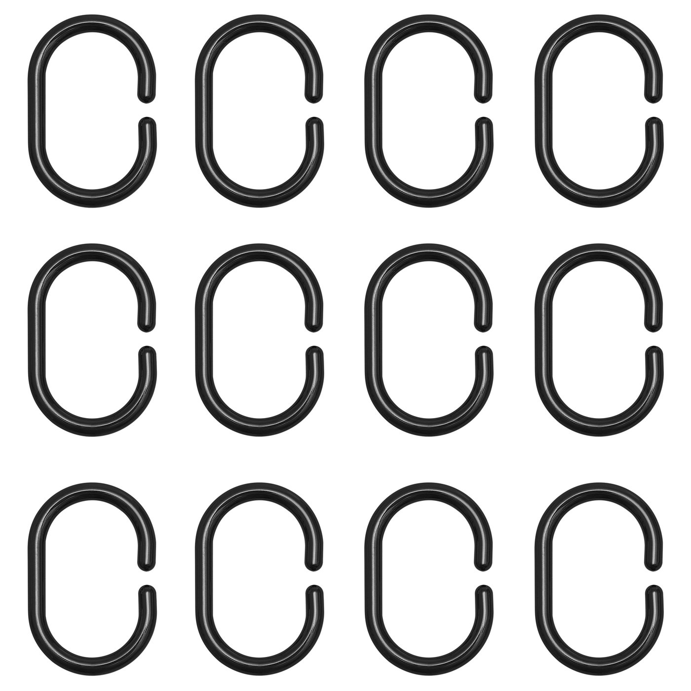 RINGSJÖN Shower curtain ring, black IKEA CA