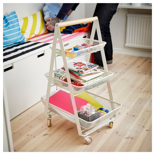 RISATORP Utility cart - white - IKEA