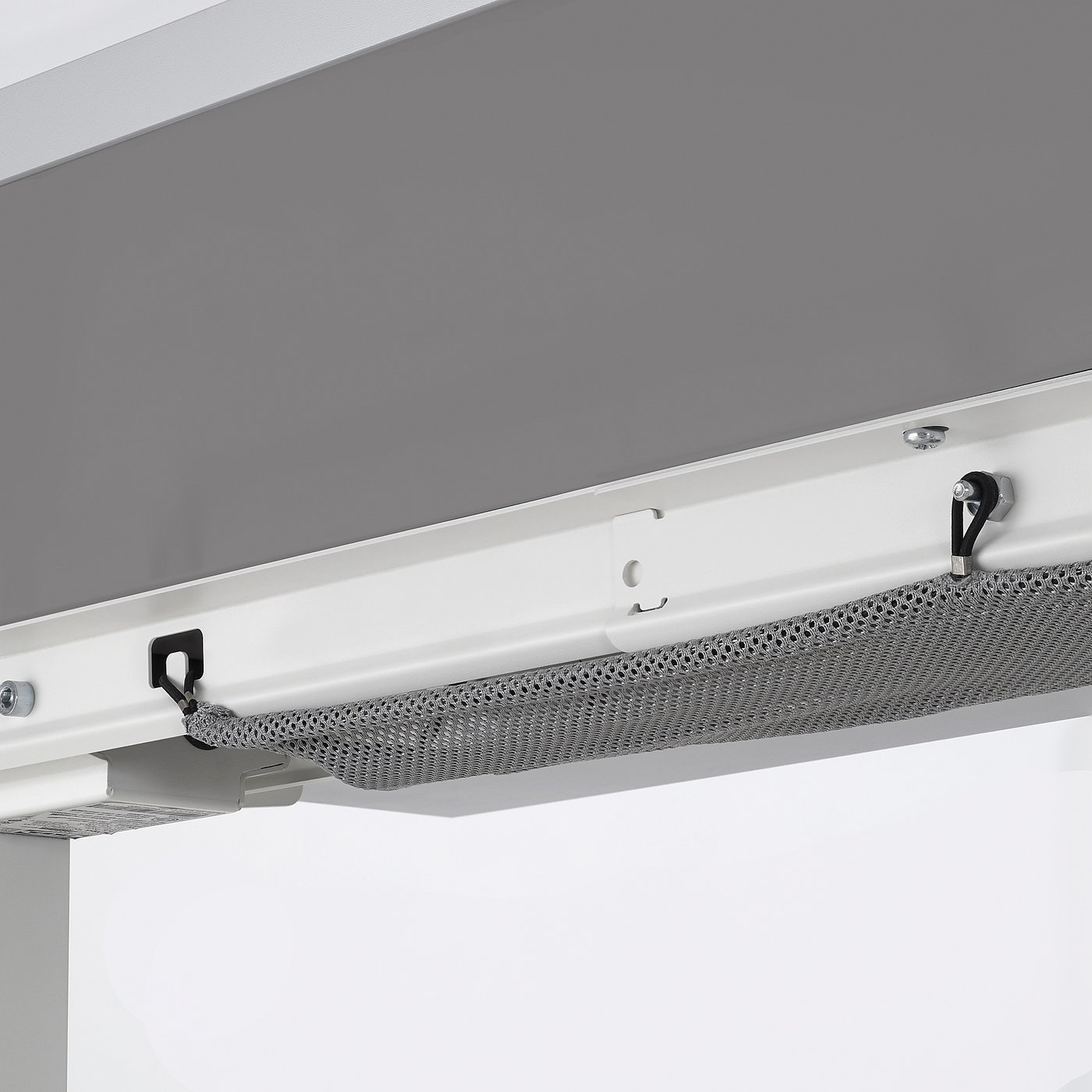 RODULF underframe sit/stand f tabletop, electric/white, 140x80 cm