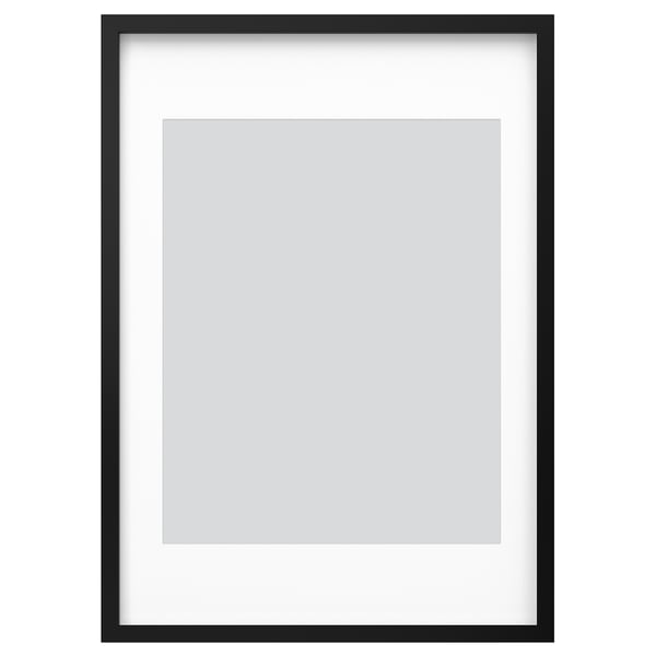 RÖDALM Frame, black, 19 ¾x27 ½ "
