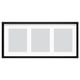 RÖDALM Frame for 3 pictures, black, 30x13 ¾ "