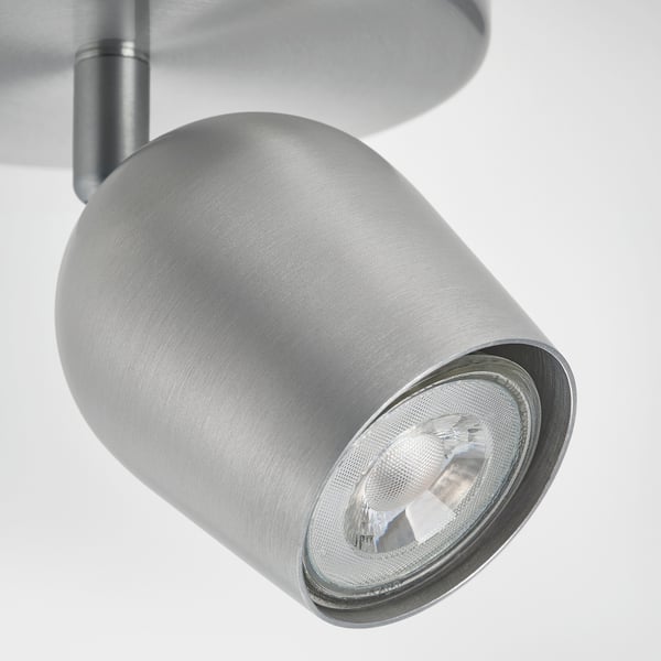 RÖKFRI Ceiling spotlight with 1 lights, aluminium-colour