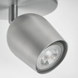 RÖKFRI Ceiling spotlight with 1 lights, aluminium-colour