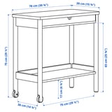 RÖNNINGE Utility cart, birch, 30 3/4x15 3/8 "