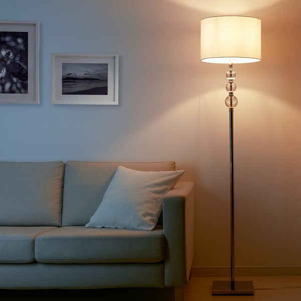 Roxmo Floor Lamp White Ikea