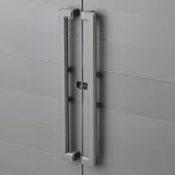 RUNMARÖ Cabinet with doors, dark gray indoor/outdoor, 31 1/2x17 3/8x71 5/8 "