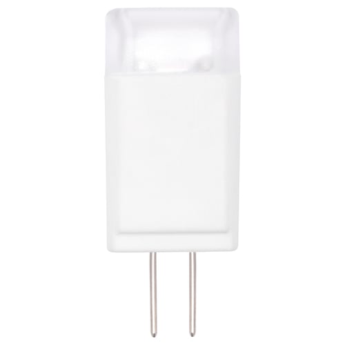 RYET led bulb, white, square, polycarbonate cover.