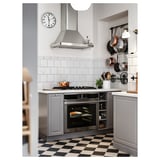 SÄLJAN Countertop, white/light gray stone effect/laminate, 74x1 1/2 "