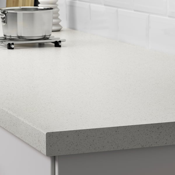 Saljan Countertop White Stone Effect Laminate Ikea