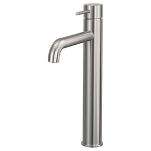 SALLSJÖN Bathroom faucet top lever, brushed nickel, XL