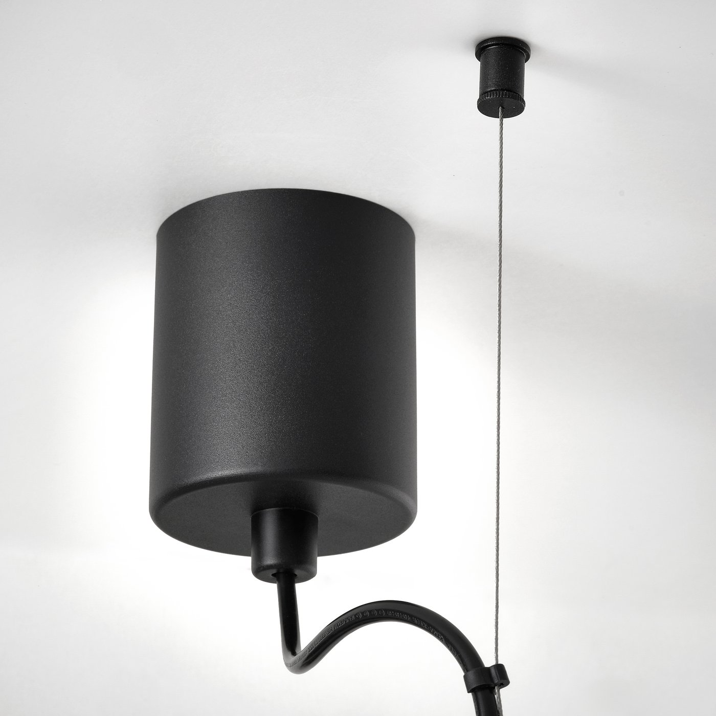SAMBORD pendant lamp with 3 lamps, black/white - IKEA CA