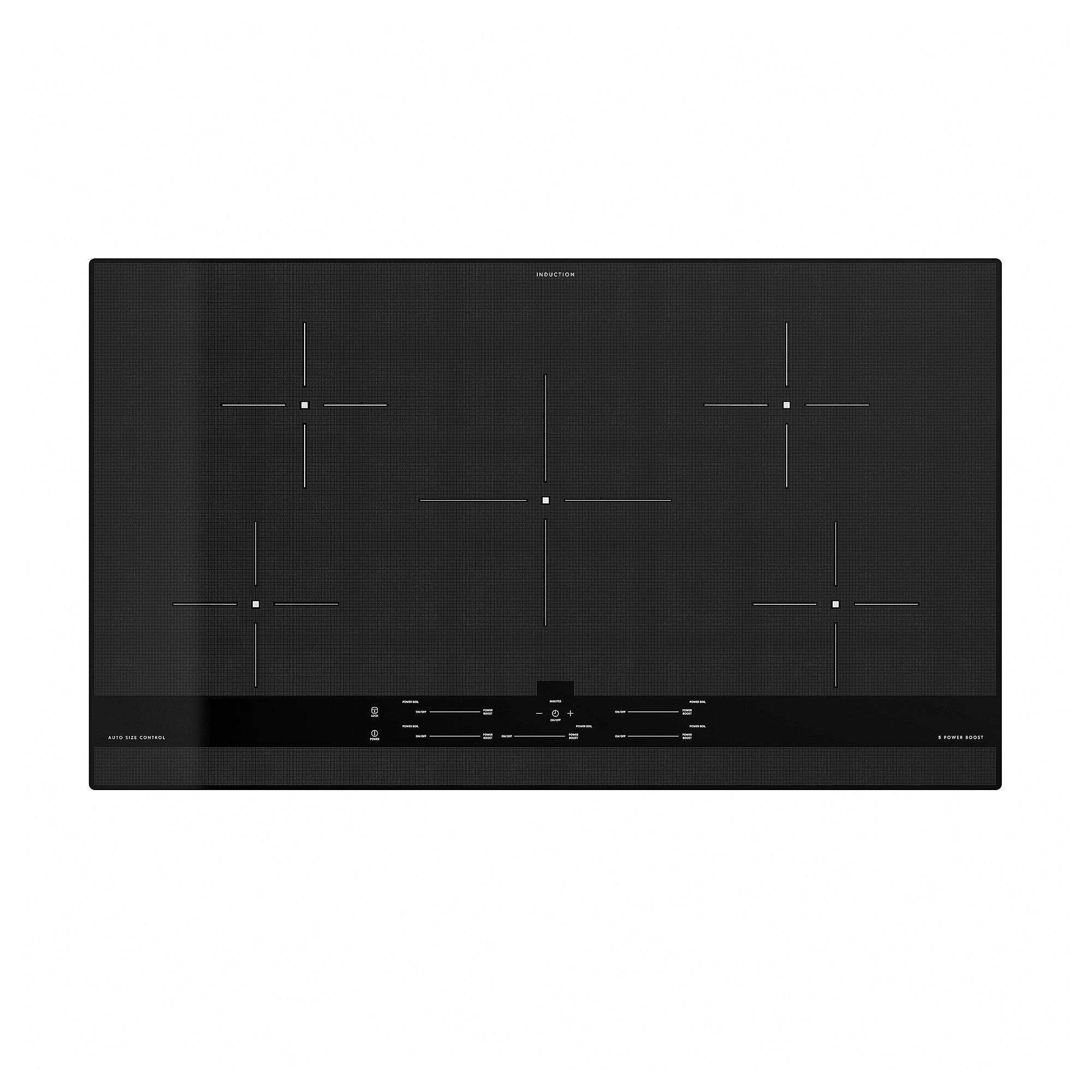 SAMFÄLLD Induction cooktop, black, 36" (91 cm) IKEA