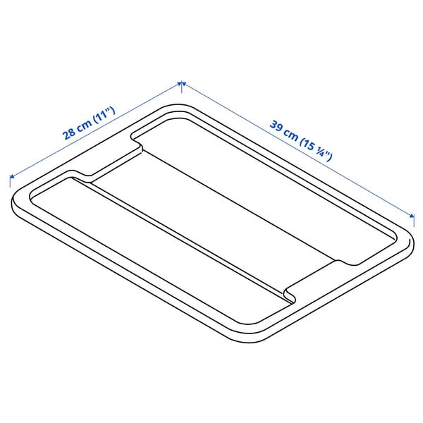 SAMLA Lid for box, 11/22 L, transparent