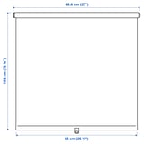 SANDVEDEL Roller blind, beige, 27x76 ¾ "