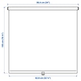 SANDVEDEL Roller blind, beige, 34x76 ¾ "