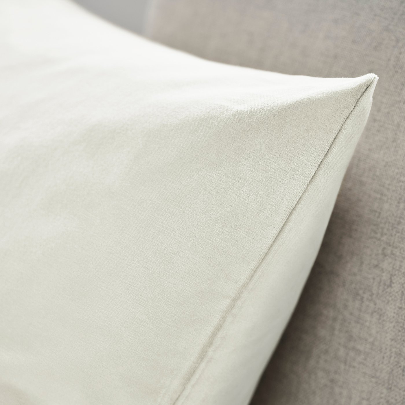 SANELA cushion cover, off-white, 50x50 cm (20x20