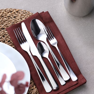 SEDLIG 20-piece cutlery set, stainless steel