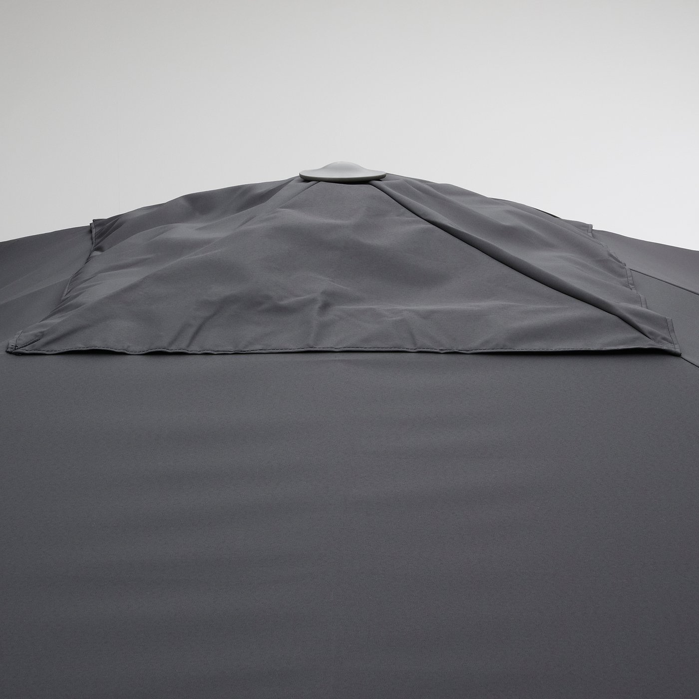 SEGLARÖ Offset patio umbrella, anthracite/tilting, 330x240 cm