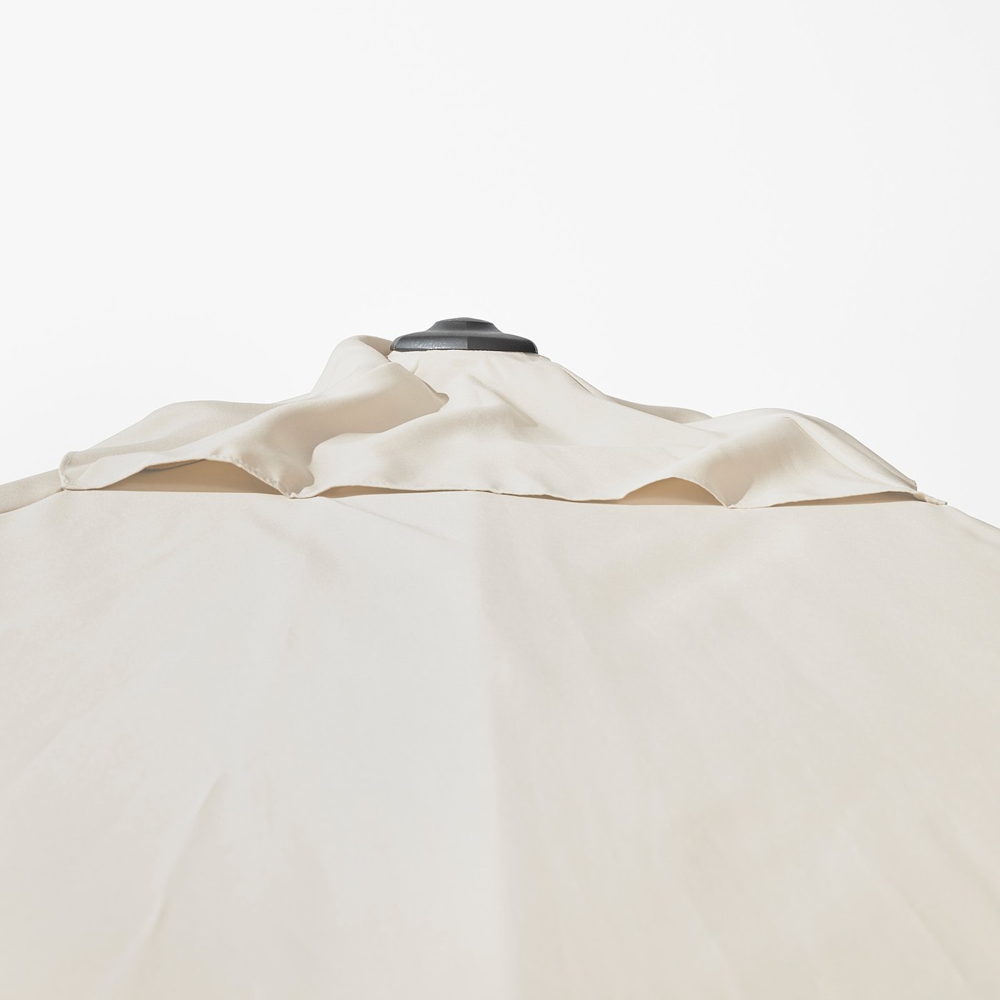 Seglaro Svarto Offset Patio Umbrella With Base Tilting Beige Dark Gray Ikea