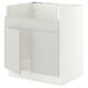 SEKTION Base cab f TALLSJÖN sink, white/Aspudden light gray, 30x24x30 "