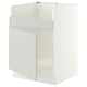 SEKTION Base cab f TALLSJÖN sink, white/Aspudden light gray, 24x24x30 "