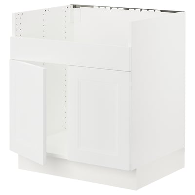SEKTION Base cab f TALLSJÖN sink, white/Axstad matt white, 30x24x30 "