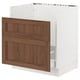 SEKTION Base cab f TALLSJÖN sink, white Enköping/brown walnut effect, 30x24x30 "