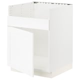 SEKTION Base cab f TALLSJÖN sink, white Enköping/white wood effect, 24x24x30 "