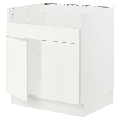 SEKTION Base cab f TALLSJÖN sink, white/Vallstena white, 30x24x30 "