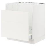 SEKTION Base cab f TALLSJÖN sink, white/Veddinge white, 30x24x30 "