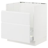 SEKTION Base cab f TALLSJÖN sink, white/Voxtorp matt white, 30x24x30 "