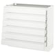 SEKTION Base cabinet/6 fronts/6 low drawers, white Maximera/Voxtorp matt white, 36x15x30 "