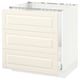 SEKTION Base cabinet f/sink & waste sorting, white Maximera/Bodbyn off-white, 30x24x30 "