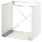 The could be: ikea SEKTION white kitchen cabinet, square, metal framed with ventilation, 25yr guarantee.