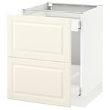 SEKTION Base cabinet for recycling, white Maximera/Bodbyn off-white, 24x24x30 "