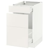 SEKTION Base cabinet for recycling, white Maximera/Veddinge white, 18x24x30 "