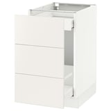 SEKTION Base cabinet for recycling, white Maximera/Veddinge white, 18x24x30 "