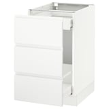 SEKTION Base cabinet for recycling, white Maximera/Voxtorp matt white, 18x24x30 "