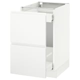 SEKTION Base cabinet for recycling, white Maximera/Voxtorp matt white, 18x24x30 "