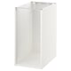Option: SEKTION Base cabinet frame, white, 15x24x30 "