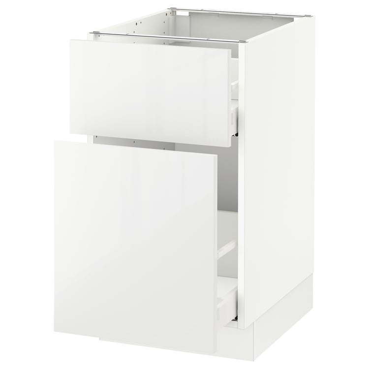 SEKTION base storage/drawer, white Maximera/Ringhult