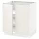 SEKTION Base cabinet with shelves/2 doors, white/Veddinge white, 30x24x30 "