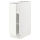 SEKTION Base cabinet with shelves, white/Vallstena white, 12x24x30 "